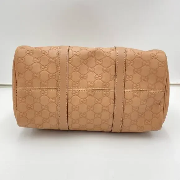 Gucci Dusty Pink Guccissima Leather Medium Joy Boston Bag Top Handle - Picture 11 of 16